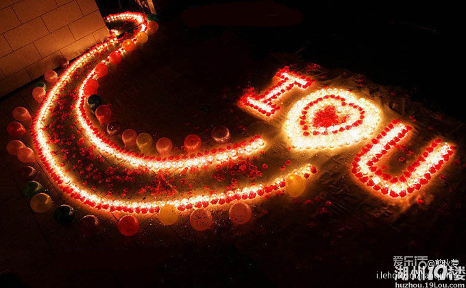 创意情人节,最浪漫的表白玫瑰蜡烛-八卦灌水-湖