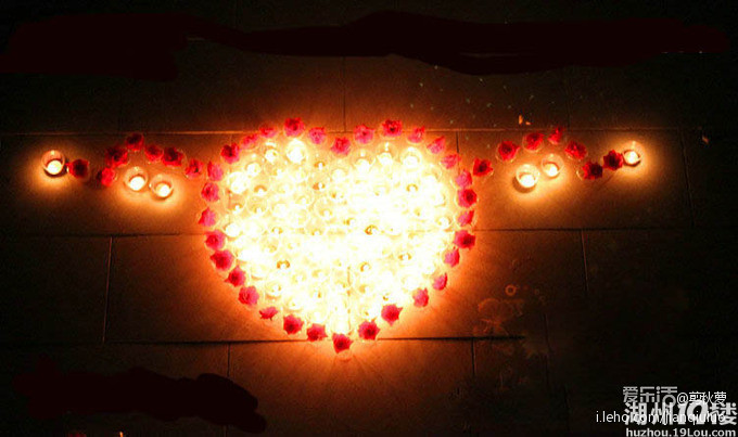 创意情人节,最浪漫的表白玫瑰蜡烛-八卦灌水-湖