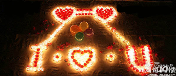 创意情人节,最浪漫的表白玫瑰蜡烛-八卦灌水-湖