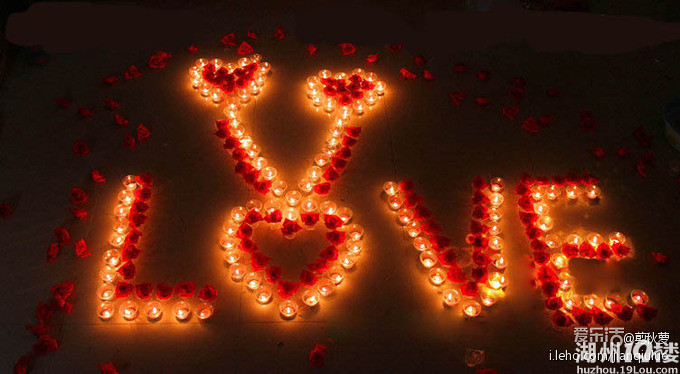 创意情人节,最浪漫的表白玫瑰蜡烛-八卦灌水-湖