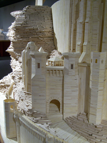 牛人 火柴建的指环王城堡