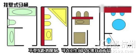  墻排馬桶,掛廁