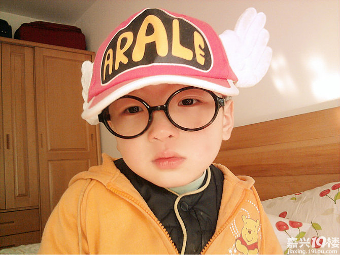 戴着阿拉蕾帽子的柯南-南湖水苑-嘉兴19楼