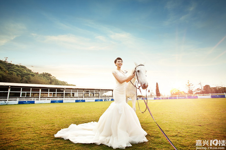 ★俏皮短发新娘,马伊俐发型Style婚纱照 ★-婚照