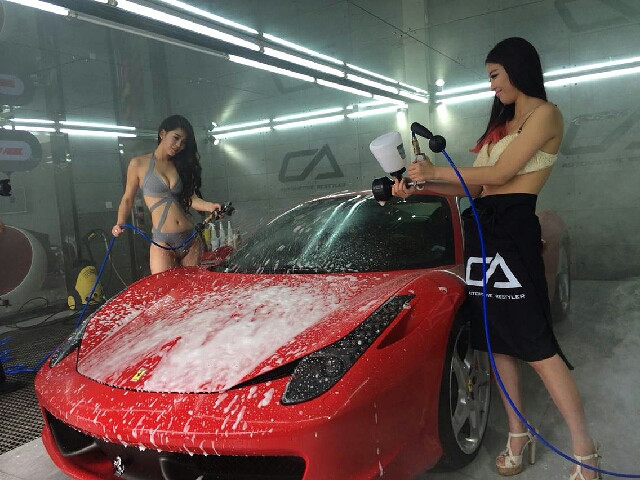 嘉兴也有高大上的比基尼洗车。-禾城车友会-嘉兴19楼