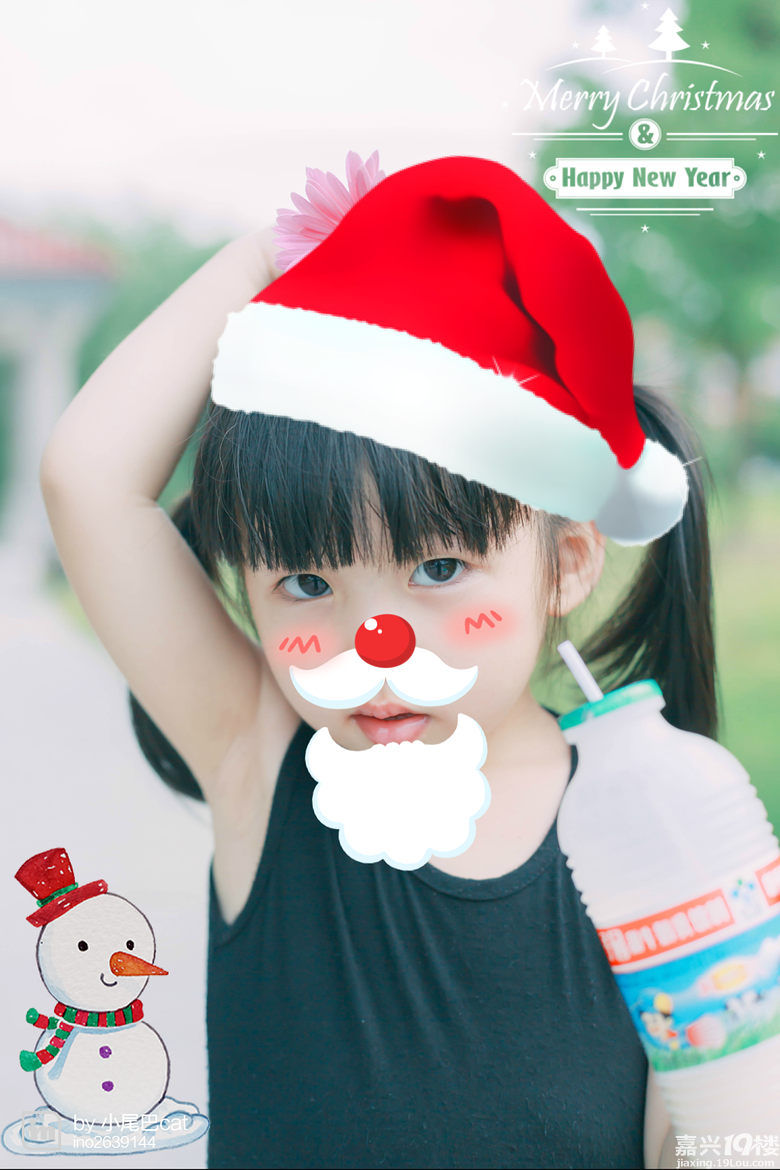 圣诞老奶奶来啦~哈哈哈-3-5 周岁-宝宝秀-嘉兴