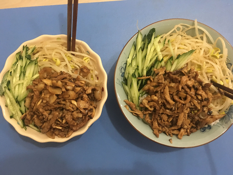 自制卤肉饭(别被饭量吓到了)呵呵