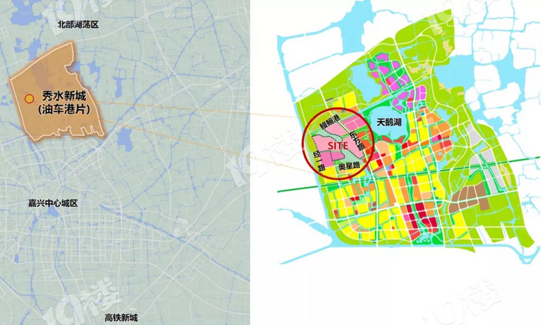 官宣正黄秀水新区油车港地块即将面市