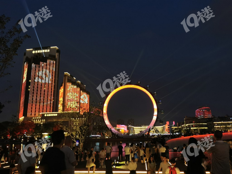 打卡大嘉兴夜景之秀洲公园