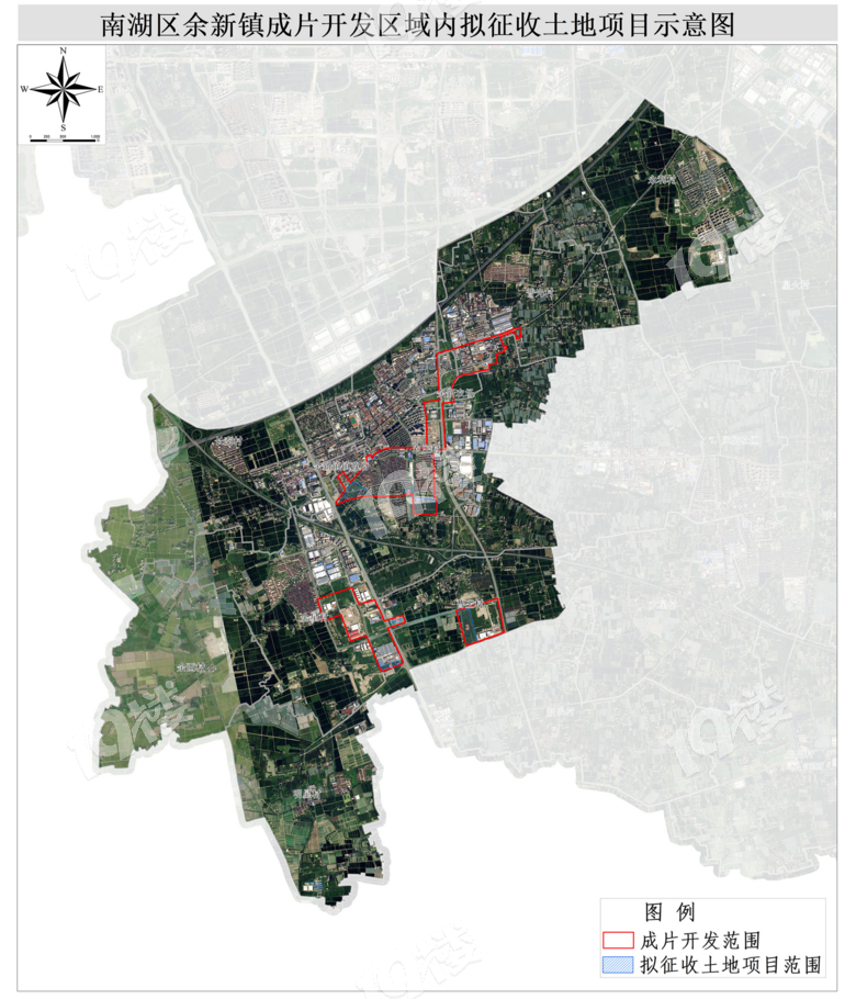 2021南湖区土地征收方案来了凤桥科技城湘家荡余新