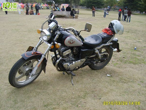 出售大地鹰王摩托车,嘉兴市区牌照,可以过户-禾