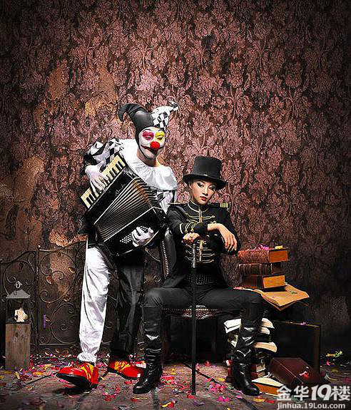 陈龙章龄之婚纱照 马戏团里走出来-大婚记录-结