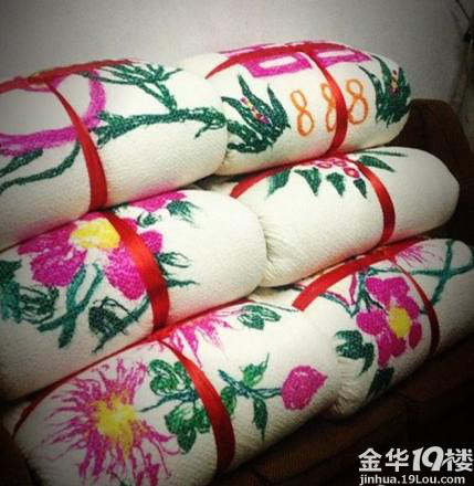 浦江嫁女儿要准备20床被子 要不要噶夸张的啊