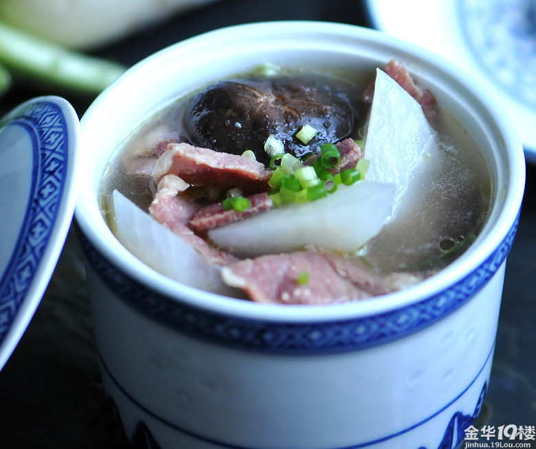 火腿香菇萝卜汤-私房菜谱-金华美食-金华19楼