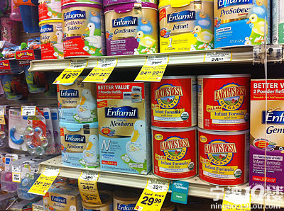 首页海量超市实拍奶粉图更新 美国超市奶粉品