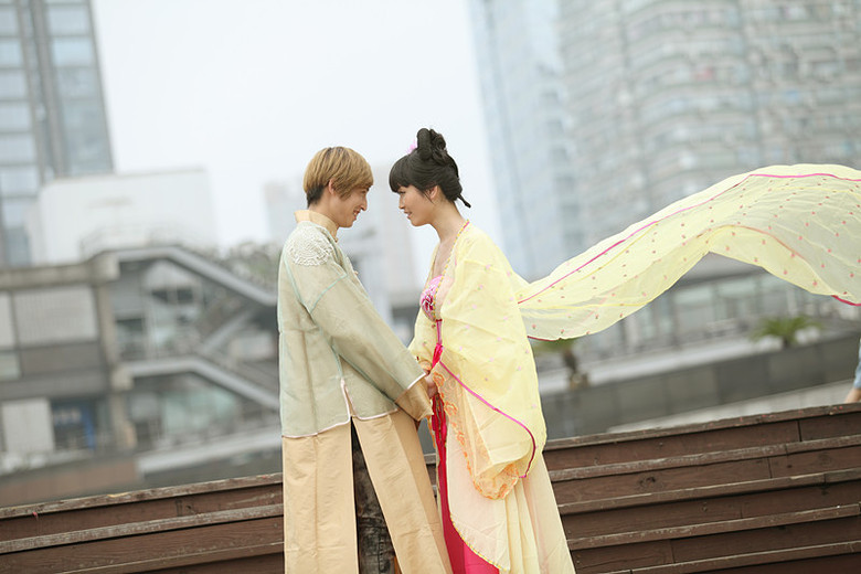 王母下凡拉,<em>牛郎和织女</em>秀恩爱,有图为证。-摄影