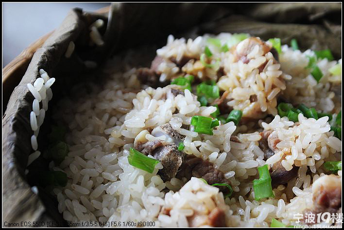 【静静的菜】--荷香糯米排骨饭