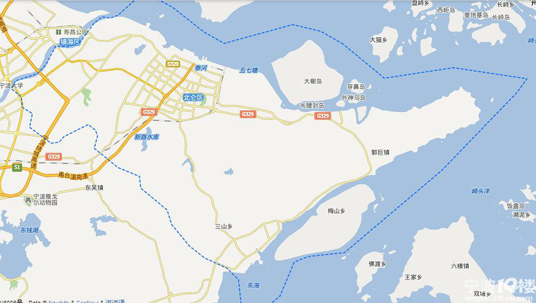 最新宁波北仑地图,北仑全图 -老乡找老乡-找老