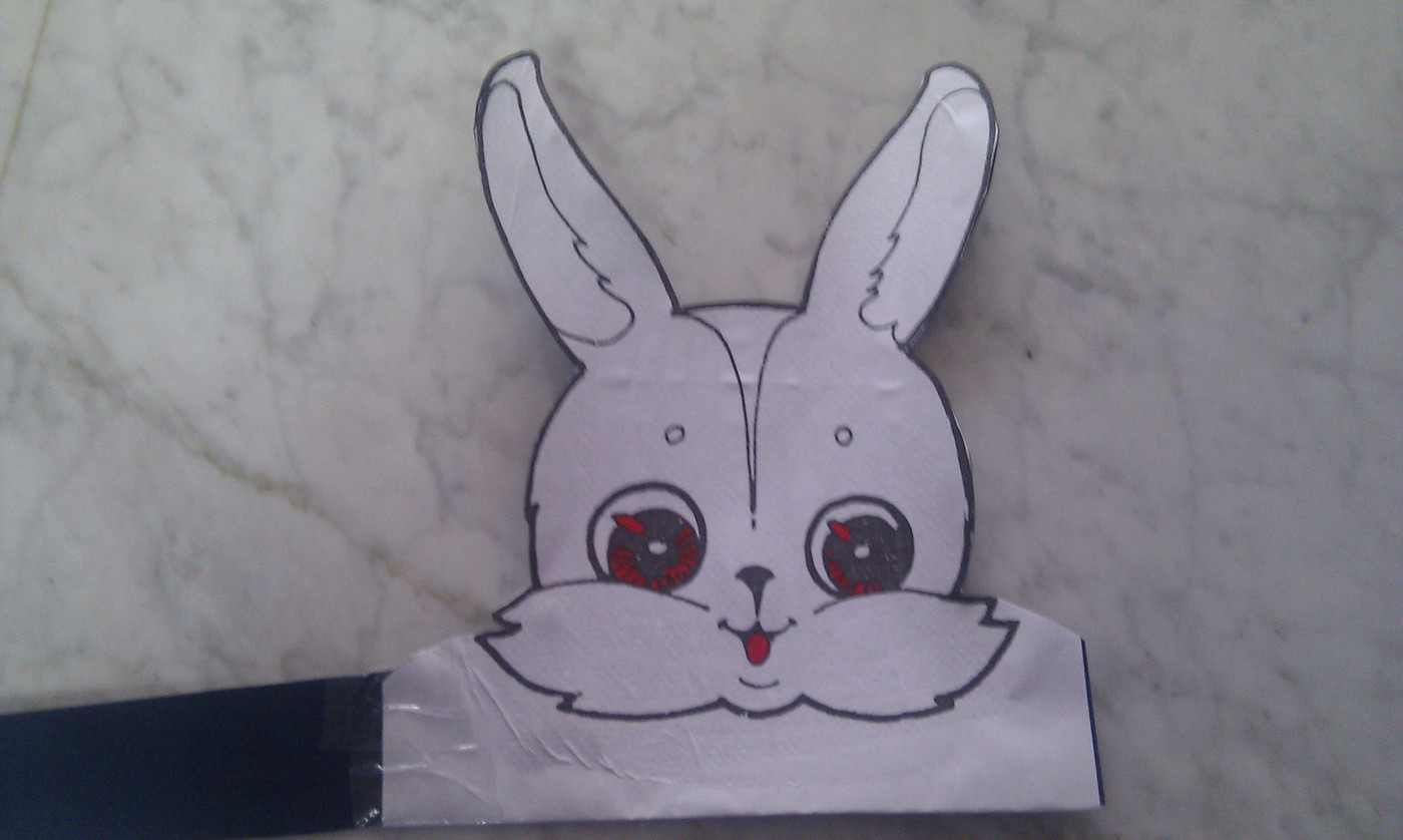 兔子头饰制作步骤,头饰,小卡纸制作图片_大山谷图库