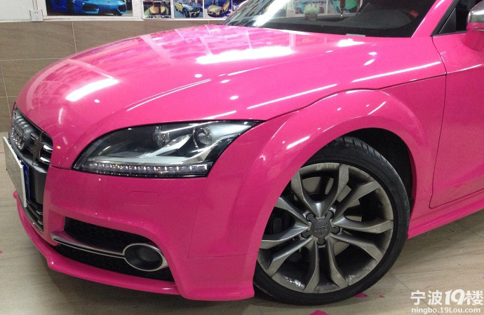 骚粉奥迪TT. <em>把妹</em>利器-<em>聊</em>车评车-拉风汽车-宁波