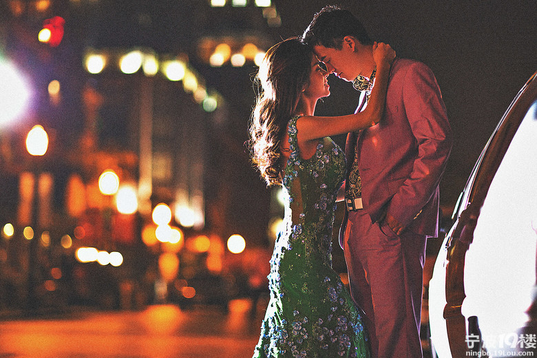 特别有感觉的夜景婚纱照哦-婚纱照-我要结婚-宁