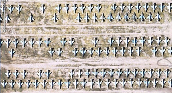 宁波卫星地图 世界最大的飞机墓场被谷歌卫星