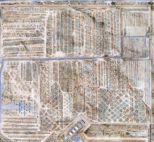 宁波卫星地图 世界最大的飞机墓场被谷歌卫星