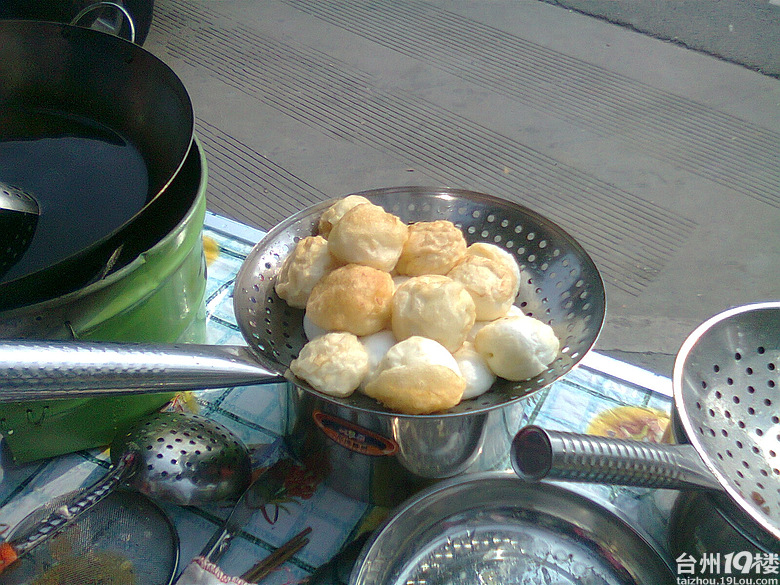 《蛋清羊尾》今天天气好开摊去了!欢迎大家光顾!-台州美食-台州19楼