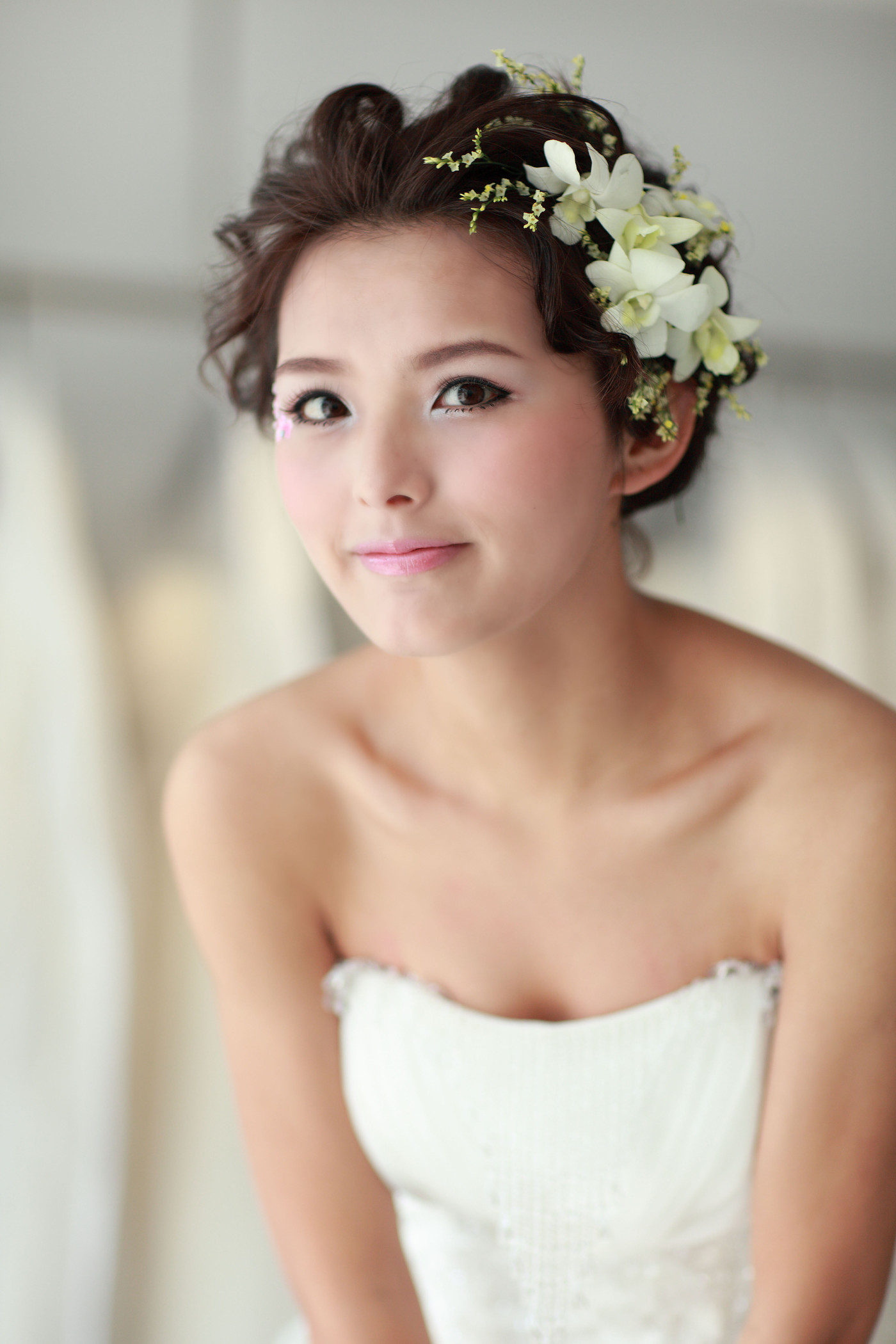 新娘短发造型图片 新娘短发造型推荐【婚礼纪】