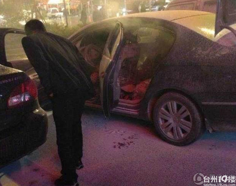 台州一女子酒店外将开房后的小三烧死在轿车内