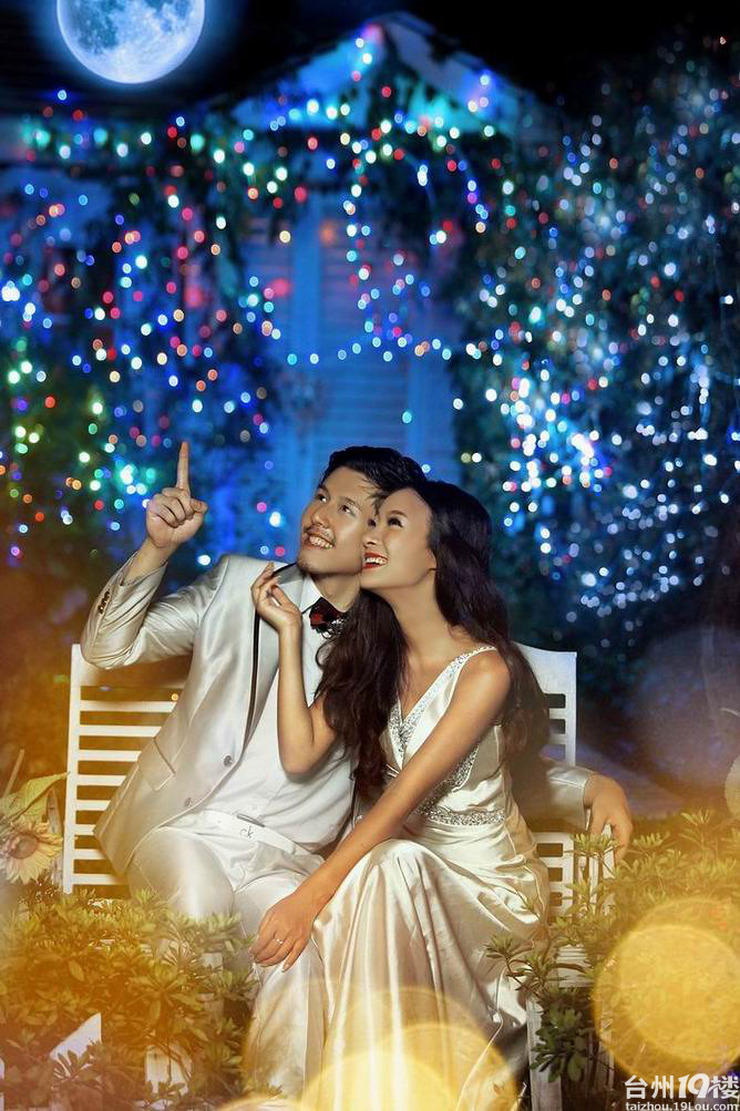 梦幻花园里爱的星光照亮你照亮我!-拍结婚照-谈