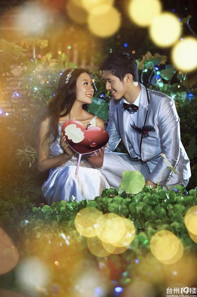 梦幻花园里爱的星光照亮你照亮我!-拍结婚照-谈