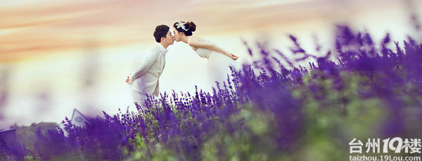 温岭国际婚纱客照分享--紫色的梦-拍结婚照-谈
