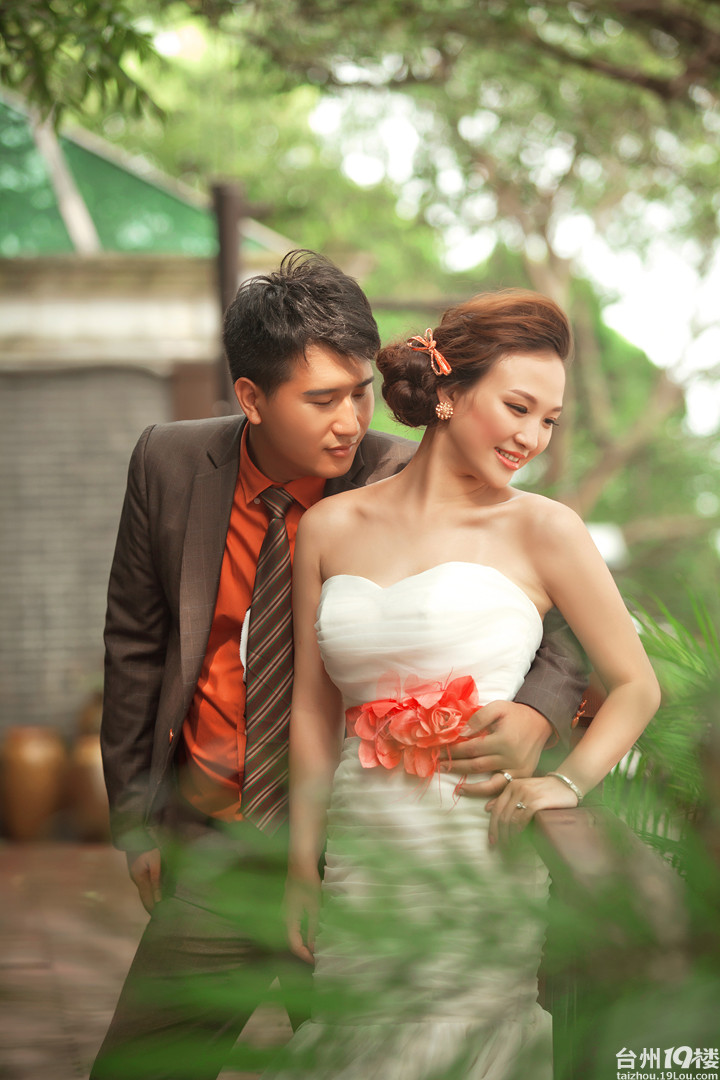 温州江心屿是个美丽适合拍婚纱照的地方!-拍结
