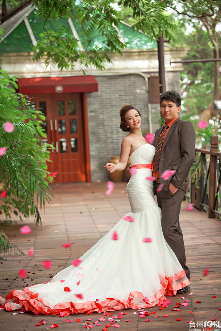 温州江心屿是个美丽适合拍婚纱照的地方!-拍结