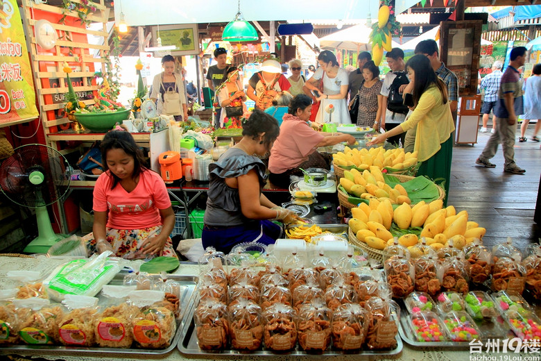 泰国芭提雅之杜拉拉水上市场-活动-台州旅游-台
