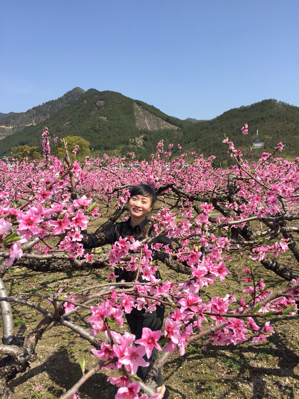 临海白水洋上官村踏春