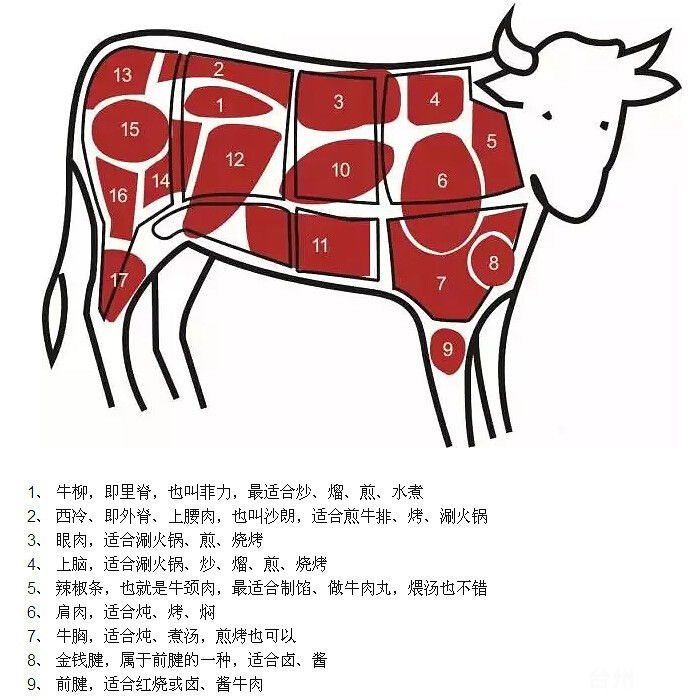 涨知识 | 认清牛肉类型,才能做出嫩牛肉!-美食杂