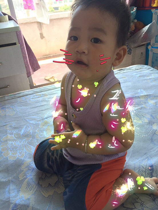 【坑娃行动】+熊姐姐给我画的人体彩绘