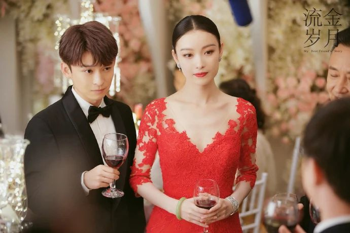 朱锁锁结婚穿的婚纱真的好美啊