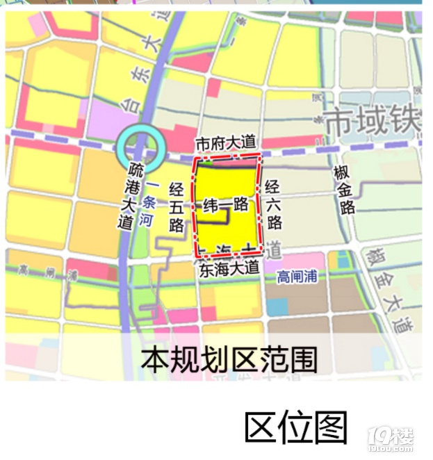 台州湾新区规划修改创新区速度很快这是高闸的位置