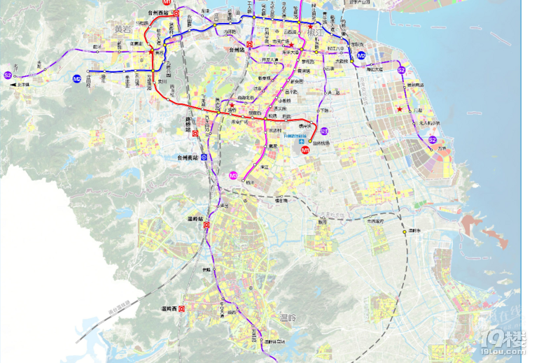 台州轨道交通最新规划s1号线将剔除杜桥