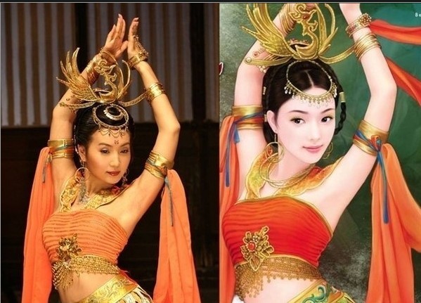 从画里走出来的古装美女图片