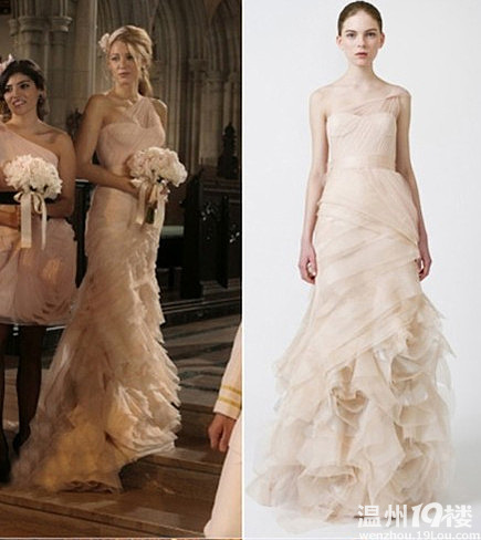 <em>绯闻女孩</em>们的婚纱,清一色的Vera Wang-我要结