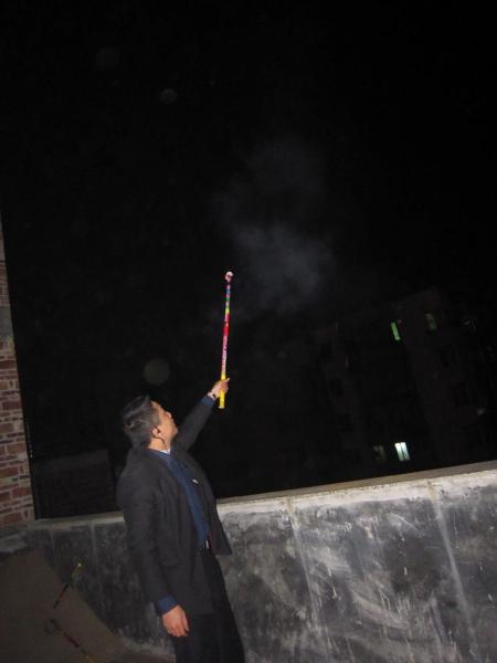 在果果家天台BBQ和放烟花好开心-我爱私房菜