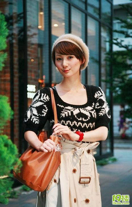 12月日本小妞街拍 最爱露大腿-时尚消费-温州1