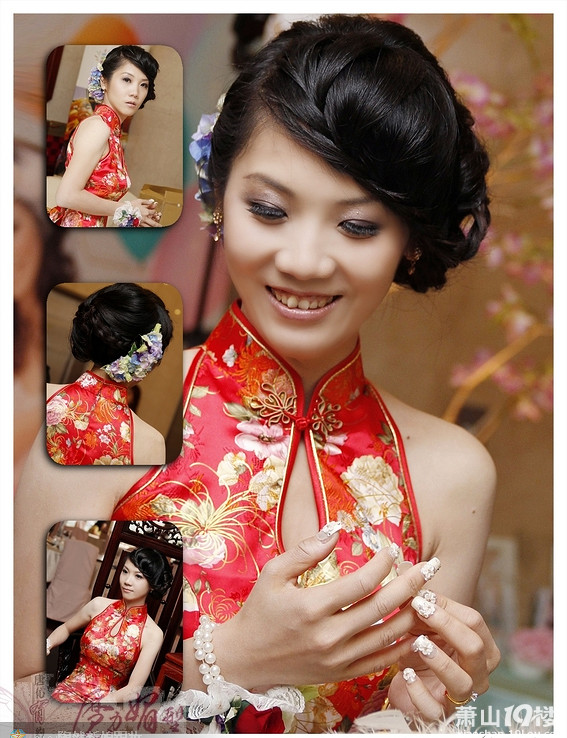 <em>新娘跟妆发型</em>欣赏-我要结婚-萧山19楼