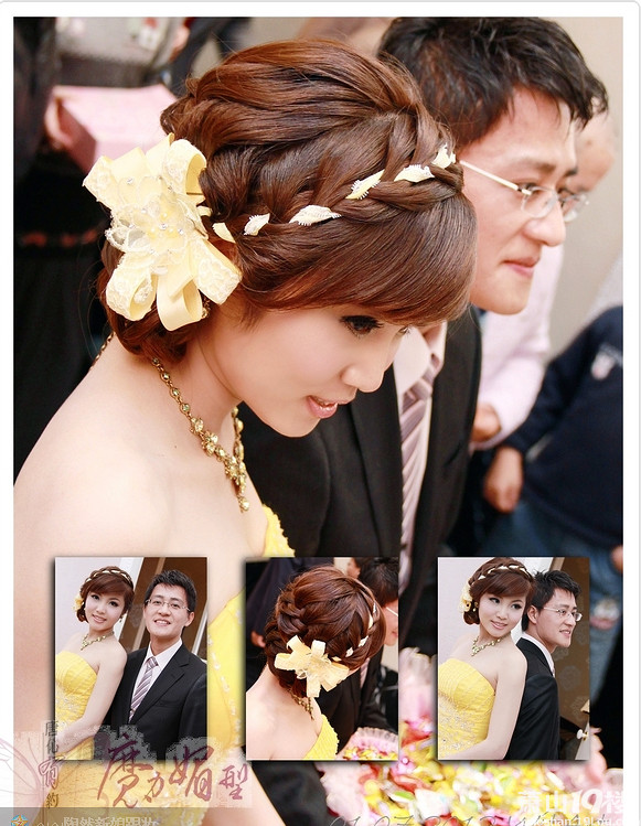 <em>新娘跟妆发型</em>欣赏-我要结婚-萧山19楼