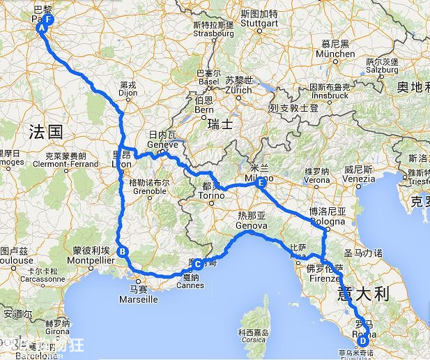一年一次旅行贴--欧洲