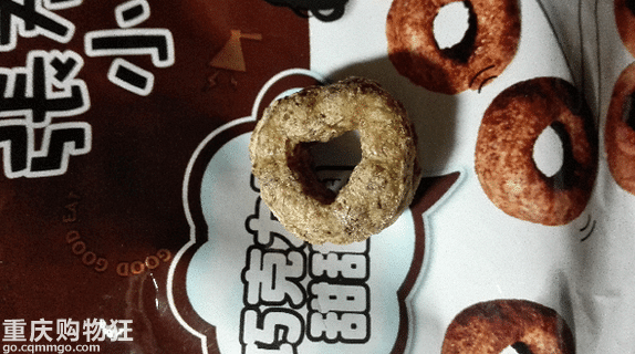 太爱吃台湾张君雅小妹妹甜甜圈（巧克力味），特意发个帖子